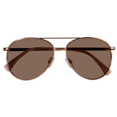 Fille-Lunettes de soleilforme pilote enfant 10 à 12 ans, verres polycarbonates catégorie 3
