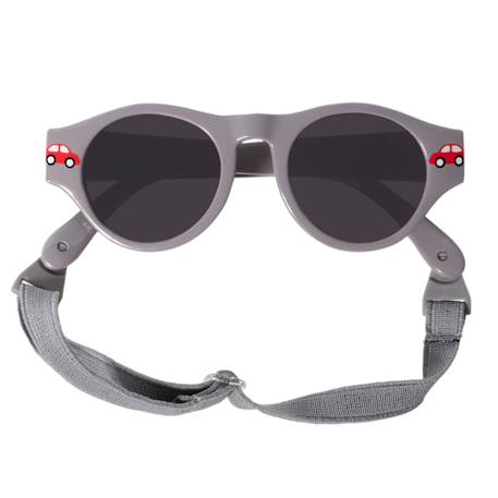 Lunettes de soleilattache tête Gris+Rose 1 - vertbaudet enfant 