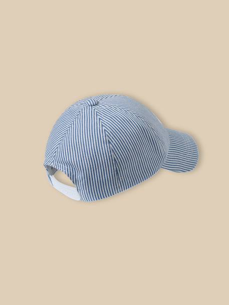 Casquette rayée bébé Rayure bleue 5 - vertbaudet enfant 