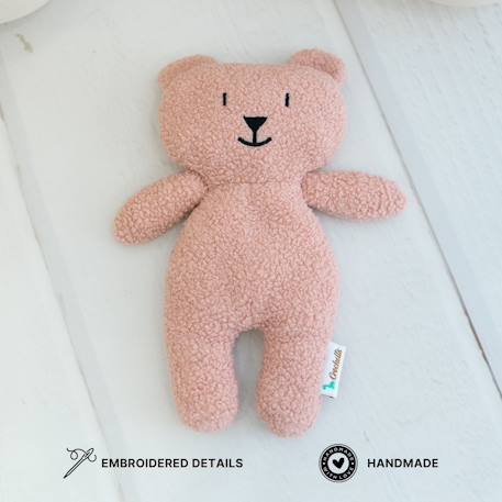 Poupée en tissu ours teddy ultra doux Pink 4 - vertbaudet enfant 