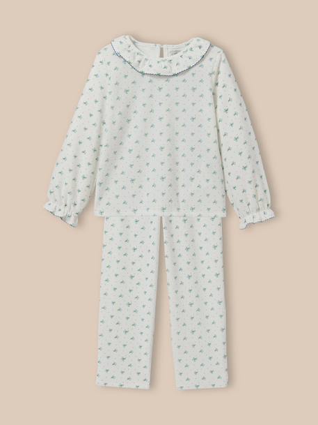 Fille-Pyjama en velours imprimé