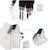 Barrière de sécurité enfant extensible deco pop Blanc+Marron+Noir 5 - vertbaudet enfant 