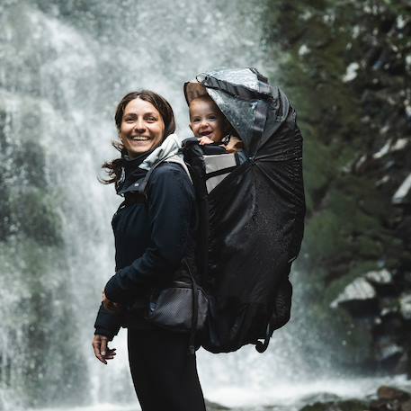 Housse de pluie porte bebe moov & hike Noir 2 - vertbaudet enfant 