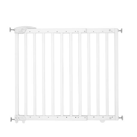 Barrière de sécurité enfant extensible deco pop Blanc+Marron+Noir 1 - vertbaudet enfant 