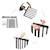 Barrière de sécurité enfant extensible deco pop Blanc+Marron+Noir 18 - vertbaudet enfant 