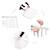 Barrière de sécurité enfant extensible deco pop Blanc+Marron+Noir 6 - vertbaudet enfant 