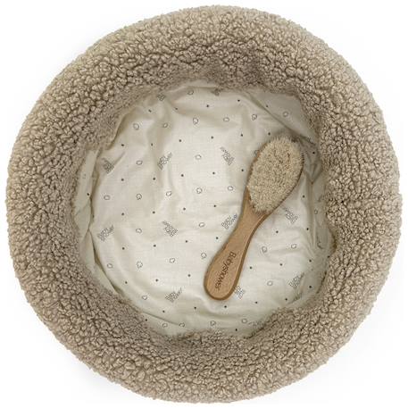 Panier de toilette latte doodle (22 cm) Marron 2 - vertbaudet enfant 
