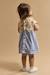 Robe manches courtes en coton bébé Marmo/bleu lavande e24 2 - vertbaudet enfant 