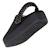 Chaussons mules suédine plateforme de 3,5 cm, confort mousse optimal Camel+Noir 11 - vertbaudet enfant 