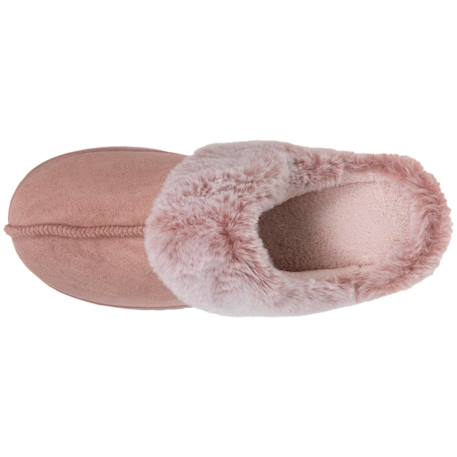 Chaussons mules suéfine, chauds Blush 2 - vertbaudet enfant 