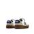 Sneakers garçon synthétique lacets Blanc–bleu+Bleu marine–orange 3 - vertbaudet enfant 