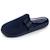 Chaussons mules microvelours semelle ergonomique soutien voûte plantaire Marine+Rayure marine 1 - vertbaudet enfant 