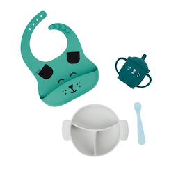 Puériculture-Repas-Vaisselle, coffret repas-Coffret repas 4 pièces learn'isy
