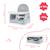 Rehausseur de chaise réglable home & go ours Gris 5 - vertbaudet enfant 