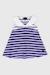 Robe rayée en coton léger bébé Skipper/blanc 1 - vertbaudet enfant 