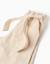 Pantalon large en coton dobby avec ceinture Blanc 4 - vertbaudet enfant 