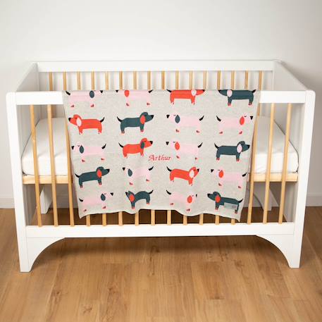 Couverture en coton bio gots Rose 2 - vertbaudet enfant 