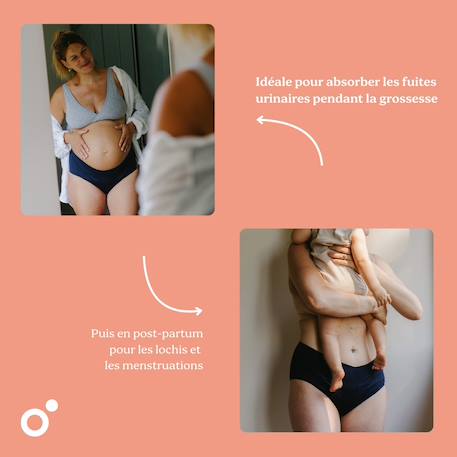 Culotte post partum flowly 3xl-4xl-5xl Noir 5 - vertbaudet enfant 