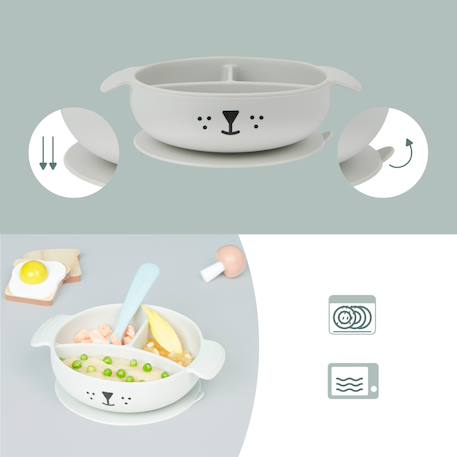Coffret repas 4 pièces learn'isy Bleu 5 - vertbaudet enfant 