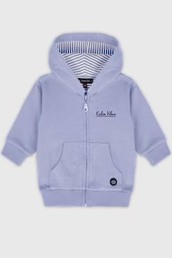-Sweat zippé en coton bébé
