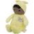 Poupée peluche souple bébé Jaune, marron, bleu+Vert d'eau, écru, bleu 3 - vertbaudet enfant 