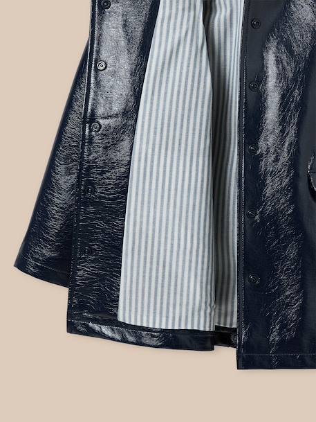 Imperméable en vinyle fille avec capuche Marine 2 - vertbaudet enfant 