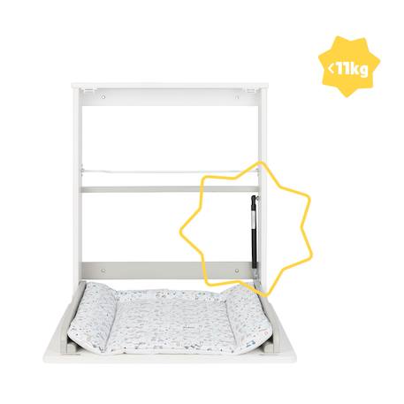 Table à langer murale plouf compacte Blanc 4 - vertbaudet enfant 
