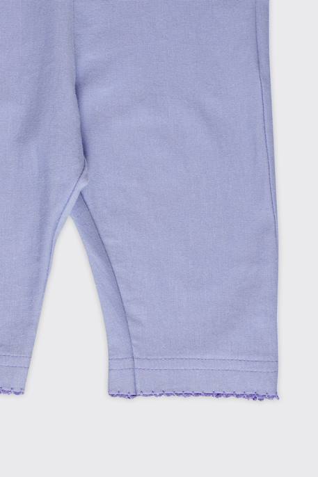 Legging en coton léger bébé Bleu lavande e24+Rouge red 2 - vertbaudet enfant 