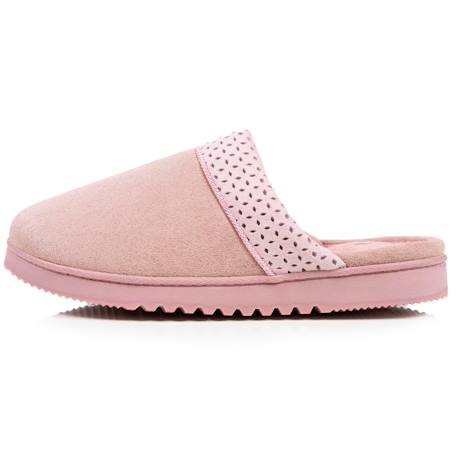 Chaussons mules ultra confortables, en suédine, semelle crantée Marine+Rose 9 - vertbaudet enfant 