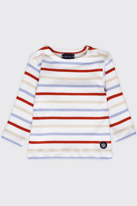 Bébé-Marinière 4 couleurs en coton épais bébé
