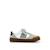 Sneakers garçon synthétique lacets Blanc–bleu+Bleu marine–orange 1 - vertbaudet enfant 