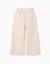 Pantalon large en coton dobby avec ceinture Blanc 2 - vertbaudet enfant 