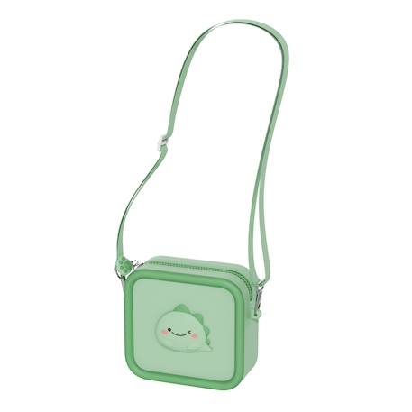Sac pour appareil photo en silicone dino green Vert, noir, rose 2 - vertbaudet enfant 