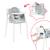 Rehausseur de chaise réglable home & go ours Gris 4 - vertbaudet enfant 