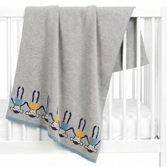 Linge de maison et décoration-Linge de lit bébé-Couverture en coton bio gots