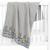 Couverture en coton bio gots Gris, singe 1 - vertbaudet enfant 