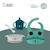 Coffret repas 4 pièces learn'isy Bleu 3 - vertbaudet enfant 