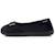Chaussons ballerines velours semelle ergonomique Noir+Rayure marine 3 - vertbaudet enfant 