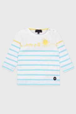 -Marinière en coton léger petit crabe bébé