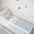 Couverture en coton bio gots Étoiles, bleu 2 - vertbaudet enfant 
