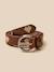Ceinture brodée en cuir fille Tan 1 - vertbaudet enfant 