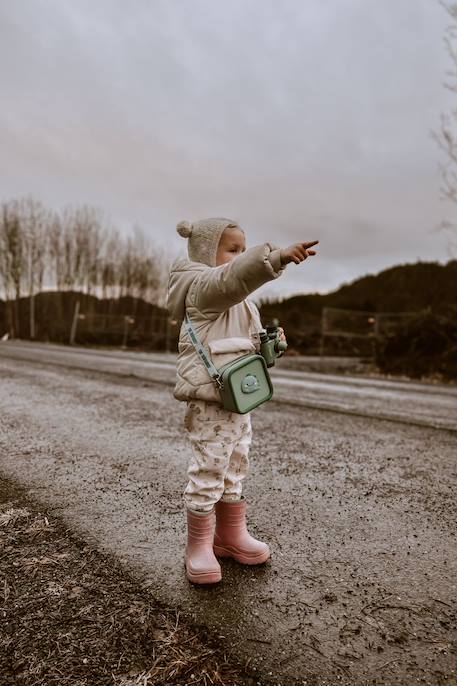 Sac pour appareil photo en silicone dino green Vert, noir, rose 6 - vertbaudet enfant 