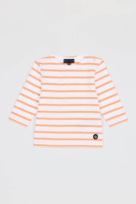 Marinière en coton léger bébé Blanc / delhi+Blanc/ peach nectar+Blanc/blue saphir+Blanc/desert flower+Blanc/detroit+Blanc/placid blue+Bleu lavande/marmo 7 - vertbaudet enfant 