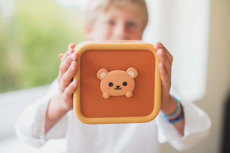 Sac pour appareil photo en silicone ours Marron, beige, noir 2 - vertbaudet enfant 