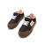 Sneakers garçon synthétique lacets Blanc–bleu+Bleu marine–orange 8 - vertbaudet enfant 