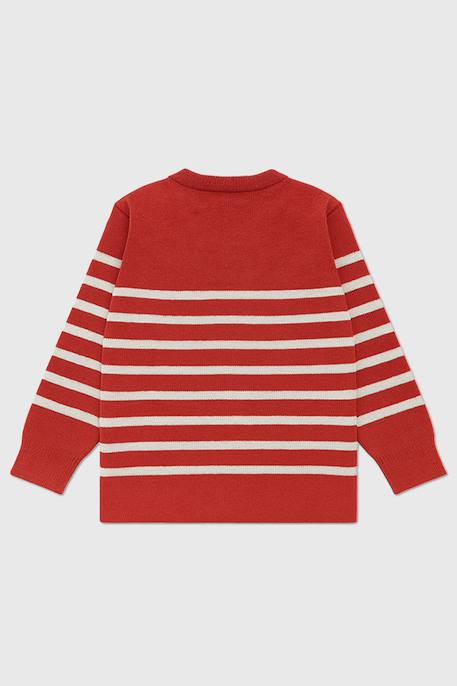 Pull marin rayé enfant - laine et acrylique Vernis/nature 2 - vertbaudet enfant 