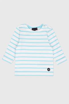 -Marinière en coton léger bébé