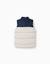 Doudoune sans manches rembourrée avec poches Beige clair 4 - vertbaudet enfant 