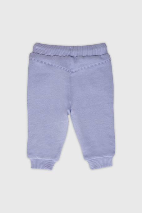 Pantalon molletonné en coton bébé Bleu lavande e24 2 - vertbaudet enfant 