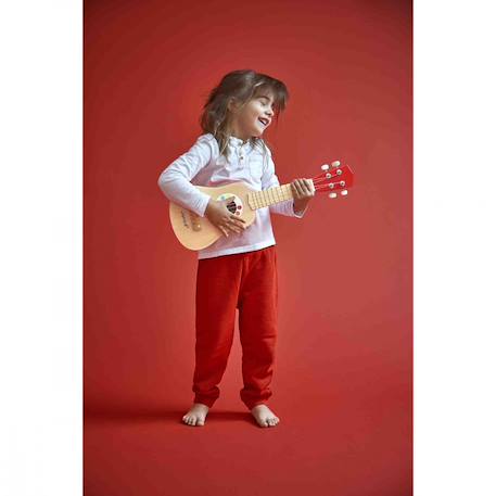 Ukulélé en bois Multicolore 2 - vertbaudet enfant 